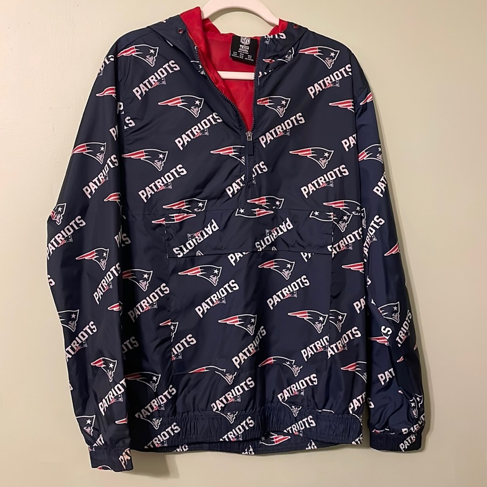 NFL Team Apparel New England Patriots Windbreaker